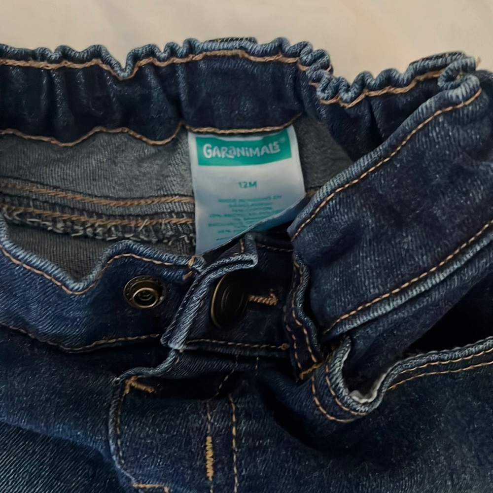 12 Month denim jeans- Garanimals